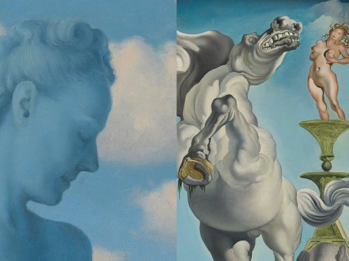 René Magritte et Salvador Dalí
